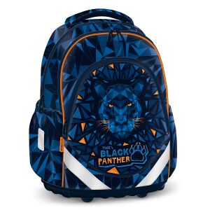 Ars Una Black Panther Iskolatáska - Párducos mintával, ergonomikus hátizsák alsós fiúknak - Ars Una