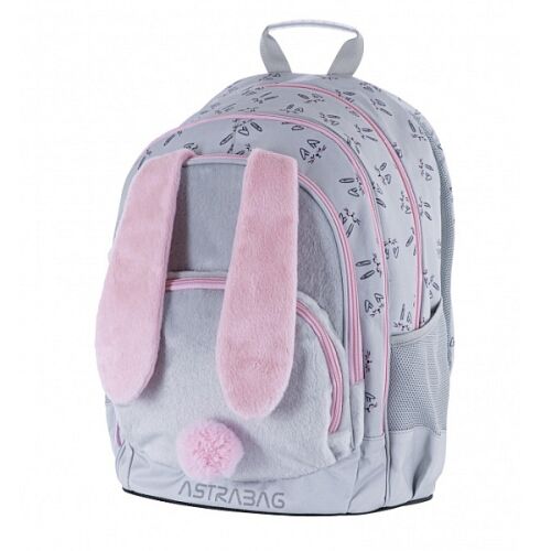 Astra HoneyBunny ergonomikus iskolatáska nyuszifülekkel és farokkal