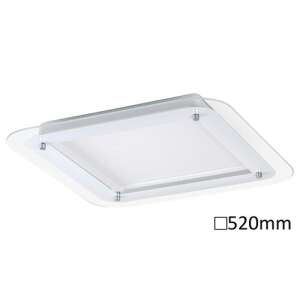 Rábalux Lorna weiße LED Deckenleuchte, quadratisches Design - Deckenleuchten