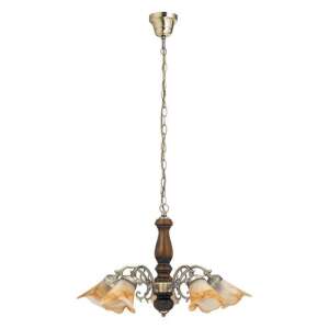 Rábalux Rustic 3 bronz csillár 5xE14 (7095) 97273257 - Rábalux