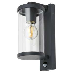 Rábalux Silistra antracit kültéri fali lámpa mozgásérzékelővel - Kültéri fali lámpa