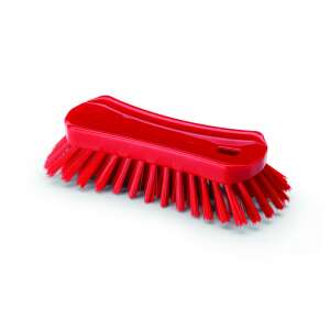 Perie roșie ergonomică de mână cu peri rigizi, marca Igeax - Perie de curățare