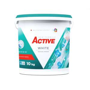 Proszek do prania Active White, 10kg, nowa formuła, do białych tkanin - Detergent