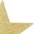 Gold glitter Christmas tree topper star, Springos