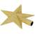 Gold glitter Christmas tree topper star, Springos