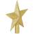 Gold glitter Christmas tree topper star, Springos