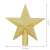 Gold glitter Christmas tree topper star, Springos
