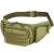 Springos military green waist bag with multiple pockets and adjustable strap