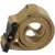 Springos tactical belt, brown, nylon, metal buckle, rolled up