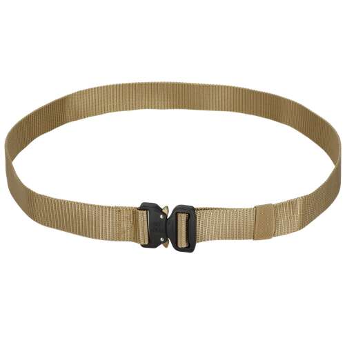 Springos tactical belt, brown, nylon, quick release buckle