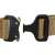 Springos tactical belt, brown, nylon, quick release buckle, close up