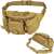 Springos tactical waist bag with multiple pockets, shown from different angles