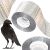 Springos holografische Vogelabwehrbandrolle mit einer Krähe