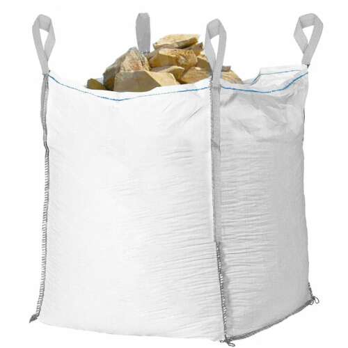 Springos 1200L Garden Collection Bag with Reinforced Handles, White