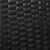 Extreme close-up of black technorattan weave texture