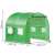 Springos greenhouse tunnel cover, 2 x 2 x 2 x 2 m, green, with dimensions