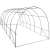 Springos 6 x 3 x 2 m greenhouse frame, silver, assembly required