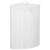 White bamboo laundry hamper with lid, Springos