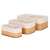 Springos bamboo storage baskets in three different sizes