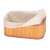 Springos bamboo storage basket, rectangular shape