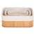 Springos bamboo storage baskets in three different sizes