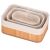 Set 3 cutii organizatoare din bambus, diverse dimensiuni, maro 97317737