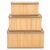 Ha0153 bamboo storage basket 3db. 97317805