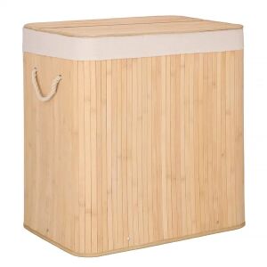 Springos bamboo laundry basket
