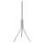 Close up of Springos standing coat rack base, silver