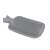 Springos 2L Hot Water Bottle, Grey, Side view of the product