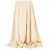 Draped cream Springos fleece blanket