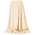 Draped cream Springos fleece blanket