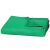 Folded Springos green fleece blanket, 200x200 cm