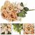 Springos decorative peach rose bouquet with detail shots