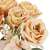 Close-up of peach rose from Springos decorative bouquet