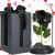 Springos Schwarze Ewige Rose in Glaskuppel mit LED-Lichtern und Geschenkbox