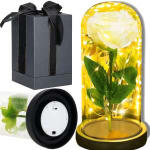 HA7443 WIECZNA RÓŻA W SZKLE