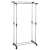 Springos double rail adjustable clothing rack