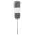 Springos telescopic duster with microfiber head, grey and white, for cleaning hard to reach places