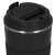Springos 500 ml stainless steel thermos, black, close-up of lid