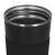 Springos 500 ml stainless steel thermos, black, close-up of inside