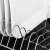 Springos dish drying rack, close-up of plate rack