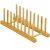 Suport organizare farfurii sau capace oala, din bambus, 34x13x13cm, natur 97320743