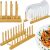 Suport organizare farfurii sau capace oala, din bambus, 34x13x13cm, natur 97320743