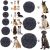 Springos dog bed size chart with different dog breeds