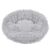 Springos grey plush dog bed, 90 cm