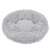 Springos dog bed, grey, round, XL size, front view