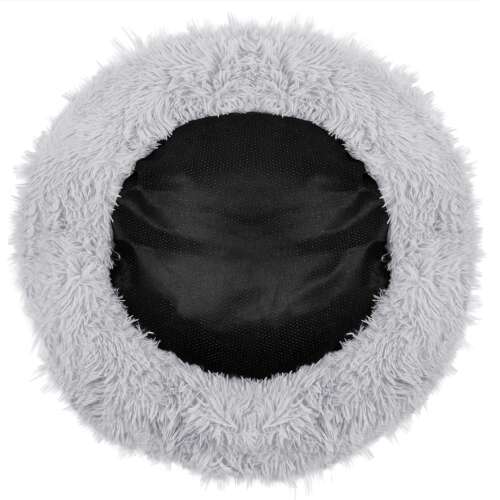 Legowisko dla psa 100 cm, pluszowe legowisko dla psów i kotów, szare