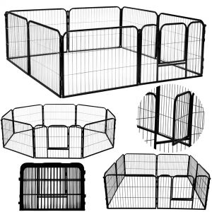 Springos pet playpen various configurations collage - Bird Care