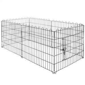 Springos összecsukható állatketrec, téglalap alakú konfiguráció - Állattartás